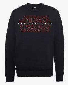 Star Wars The Last Jedi Men S Black Sweatshirt - Star Wars Last Jedi Sweatshirt, HD Png Download, Transparent PNG