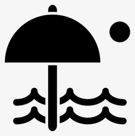 Umbrella - Beach Icon Svg, HD Png Download, Transparent PNG