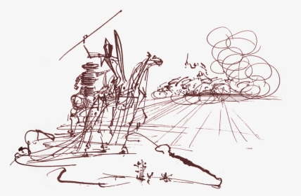 Quixote Against Dystopia - Salvador Dali Art Transparent, HD Png Download, Transparent PNG