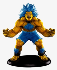 Player 2 Exclusive Blanka 1/4 Scale Statue - Street Fighter 2 Dhalsim Statue, HD Png Download, Transparent PNG