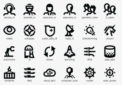 2 Hero Icons - Illustration For Web Development Black And White, HD Png Download, Transparent PNG