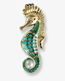 Nicole Barr Designs 18 Karat Gold Seahorse Necklace - Northern Seahorse, HD Png Download, Transparent PNG