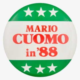 Mario Cuomo In 88 Political Button Museum - Circle, HD Png Download, Transparent PNG