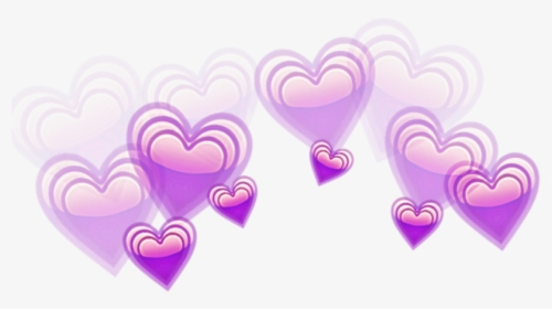 Transparent Pastel Heart Png - Pink Heart Crown Png, Png Download, Transparent PNG
