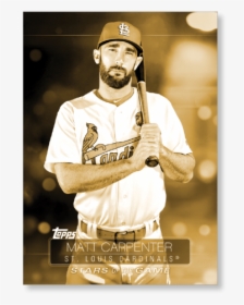 2019 Topps Series 1 Baseball Matt Carpenter Superstars - Baseball Player, HD Png Download, Transparent PNG