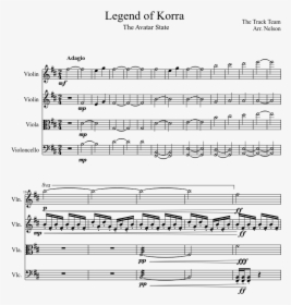 Avatar Legend Of Korra Sheet Music, HD Png Download, Transparent PNG
