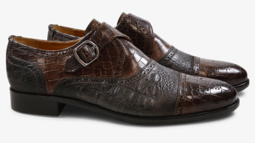 Monks Henry 11 Crock Suede Croco Dark Brown - Slip-on Shoe, HD Png Download, Transparent PNG