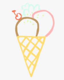 Transparent Ice Cream Cones Clipart - Ice Cream Cone Clip Art, HD Png Download, Transparent PNG