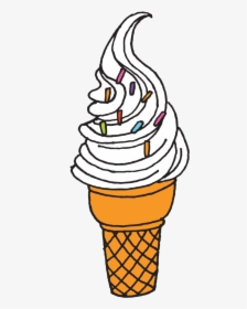 Soft Serve Ice Cream Clipart, HD Png Download, Transparent PNG