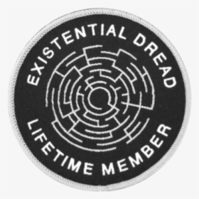 Existential Dread Patch - Circle, HD Png Download, Transparent PNG