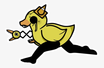 Dread Ducky Sticker Idea - Cartoon, HD Png Download, Transparent PNG