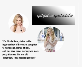 “ “ Nicola Bane, And You Would Be ” “ ♚ Independent - Girl, HD Png Download, Transparent PNG