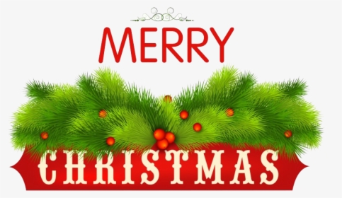 Merry Christmas Banner Png Free Image Download - Merry Christmas Decoration Png, Transparent Png, Transparent PNG