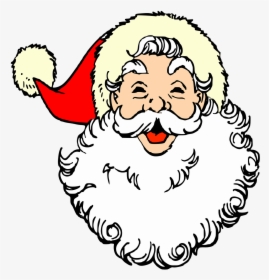 Merry Christmas Png Transparent - Drawing Cartoon Santa Claus, Png Download, Transparent PNG