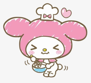 Cute Colorful Watercolor Handpainted Mymelody Sanrio - Cute My Melody Art, HD Png Download, Transparent PNG