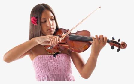 Violin , Png Download - Girls Is Plaing Violin, Transparent Png, Transparent PNG