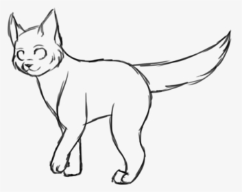 Drawn Black Cat Walking - Drawing Free Clipart Cat, HD Png Download, Transparent PNG