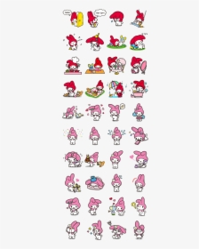 My Melody Line Stickers, HD Png Download, Transparent PNG