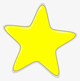 Yellow Star Clipart - Yellow Star Blank Background, HD Png Download, Transparent PNG