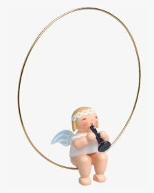 Christmas Tree Angel In Ring With Clarinet - Baby, HD Png Download, Transparent PNG