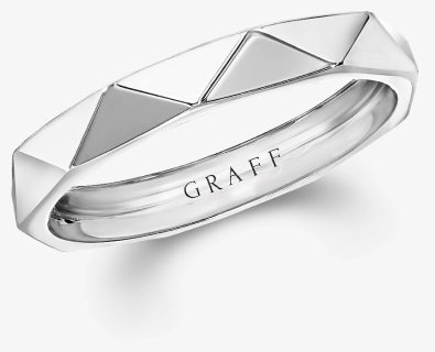 A Laurence Graff Signature Ring In White Gold Rgr447 - Titanium Ring, HD Png Download, Transparent PNG