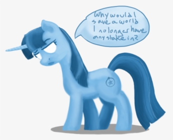 Why Woul Twilight Sparkle Pony Doctor Manhattan Blue - Dr Manhattan And Mlp, HD Png Download, Transparent PNG