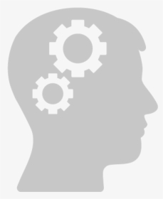 Gear On Brain Icon, HD Png Download, Transparent PNG