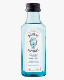 Bombay Sapphire Gin 50 Ml - Water Bottle, HD Png Download, Transparent PNG