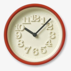 Chiisana Tokei Red - Lemnos Small Clock Wr07-15 Wall Clock Japan, HD Png Download, Transparent PNG