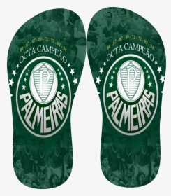 Br, Chinelos Palmeiras - Chinelos Personalizados Do Palmeiras, HD Png Download, Transparent PNG