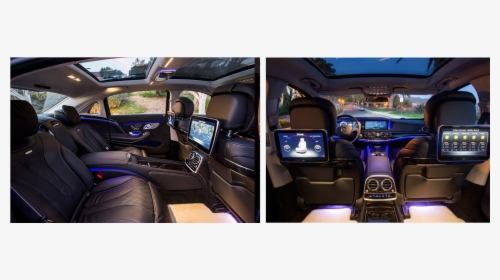 Mercedes Maybach Exterior - S Class Rear Entertainment System, HD Png Download, Transparent PNG
