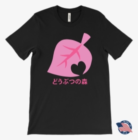 Animal Crossing Leaf Heart Shirt, Super Soft Premium - Big Bald Head Shirt, HD Png Download, Transparent PNG