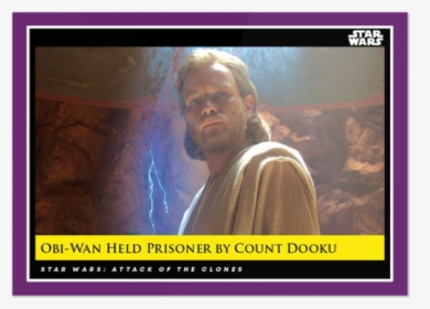 Obi Wan Held Prisoner By Count Dooku - Photo Caption, HD Png Download, Transparent PNG