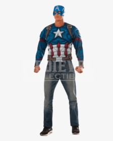 Transparent Captain America Civil War Png - Captain America Costume Ideas For Men, Png Download, Transparent PNG