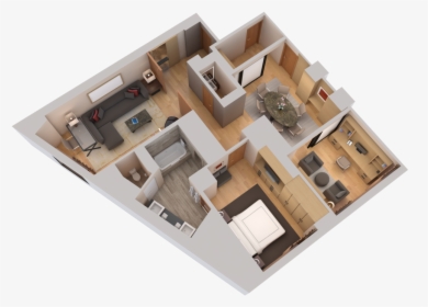 3d Bedroom Floor Plans, HD Png Download, Transparent PNG