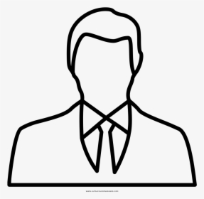 Manager Coloring Page - Line Art, HD Png Download, Transparent PNG