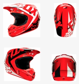 Fox Racing Helmets Red, HD Png Download, Transparent PNG
