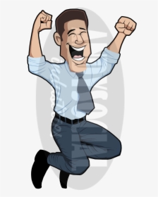 Jumping Guy Small Watermark, HD Png Download, Transparent PNG
