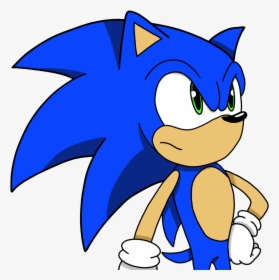 Did A Redraw Of Sonic From The First Sonic And The - Cartoon, HD Png Download, Transparent PNG