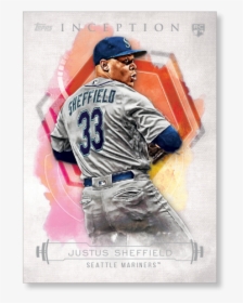 Justus Sheffield 2019 Inception Baseball Base Poster - 2019 Topps Inception Baseball, HD Png Download, Transparent PNG
