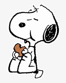 Snoopyfoodcookieseating Freetoedit Sign In To Save - Snoopy Eating Cookies, HD Png Download, Transparent PNG