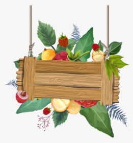 Beautiful Watercolor Tropical Summer Fruits, Tropical, - Wooden Hanging Png, Transparent Png, Transparent PNG