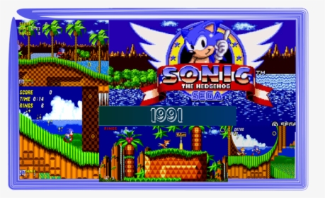 Sonic 1 Title Screen, HD Png Download, Transparent PNG