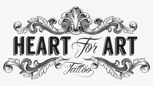 Heart With Banner Tattoo Designs Desktop Backgrounds - Tattoo Shop Logo Png, Transparent Png, Transparent PNG