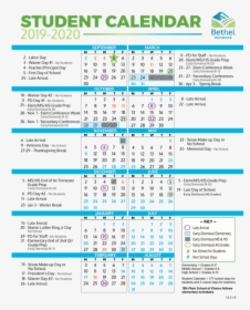 Bethel School District Calendar 2019 2020, HD Png Download, Transparent PNG