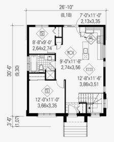 Contemporary Floor Plan - House Design Blue Print, HD Png Download, Transparent PNG
