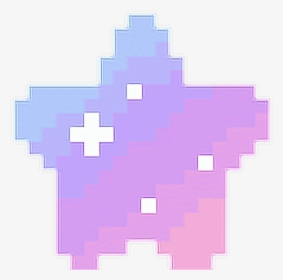 Star Colorful Purple Kawaii Cute Tumblr Pink Tumblrgirl - Star Pixel, HD Png Download, Transparent PNG