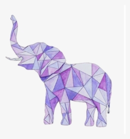 Thumb Image - Geometric Elephant, HD Png Download, Transparent PNG
