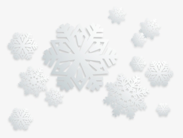 Black And White Snowflake Pattern - White Snowflakes Pattern Png, Transparent Png, Transparent PNG