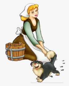 Transparent Cleaning Clipart - Cinderella Cleaning Png, Png Download, Transparent PNG